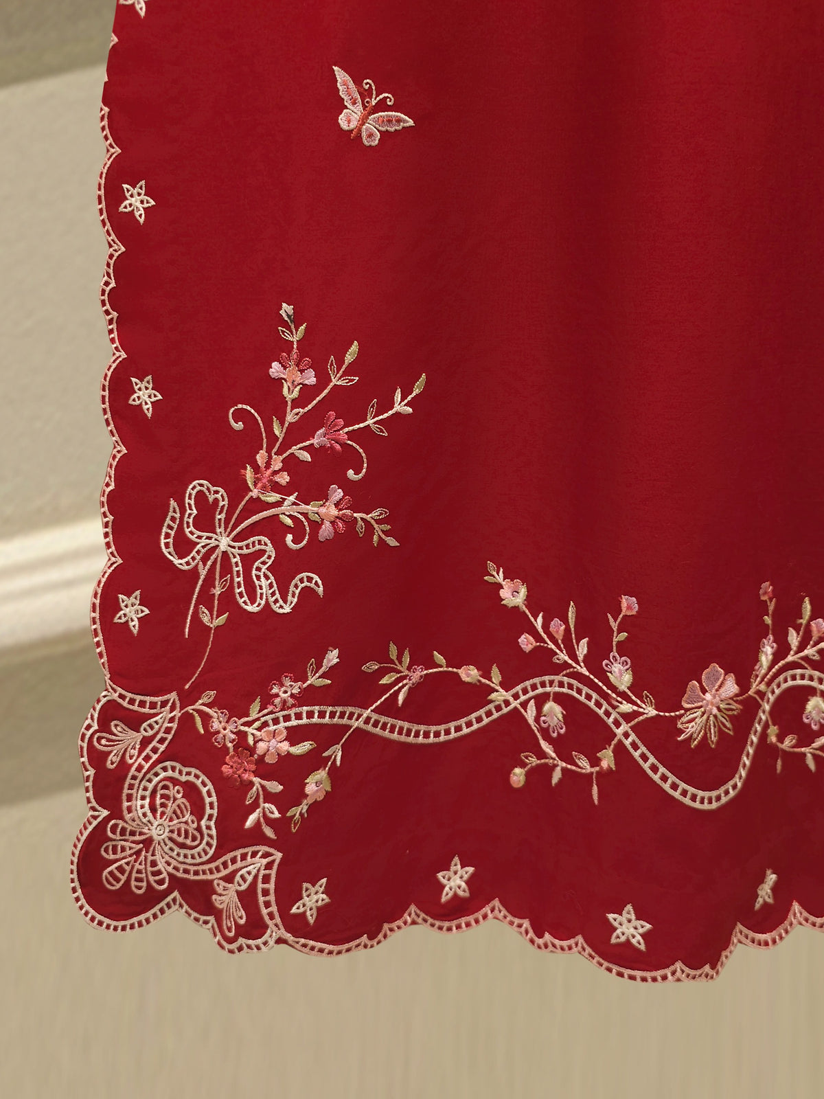 2 Piece - Embroidered Cambric Suit WS00251