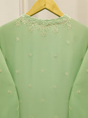 3 Piece - Pure Embroidered Chiffon Suit S113445