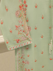 3 Piece - Pure Embroidered Cotton Net Suit S113444