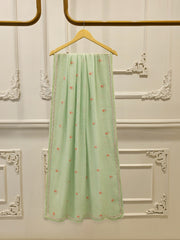 3 Piece - Pure Embroidered Cotton Net Suit S113444