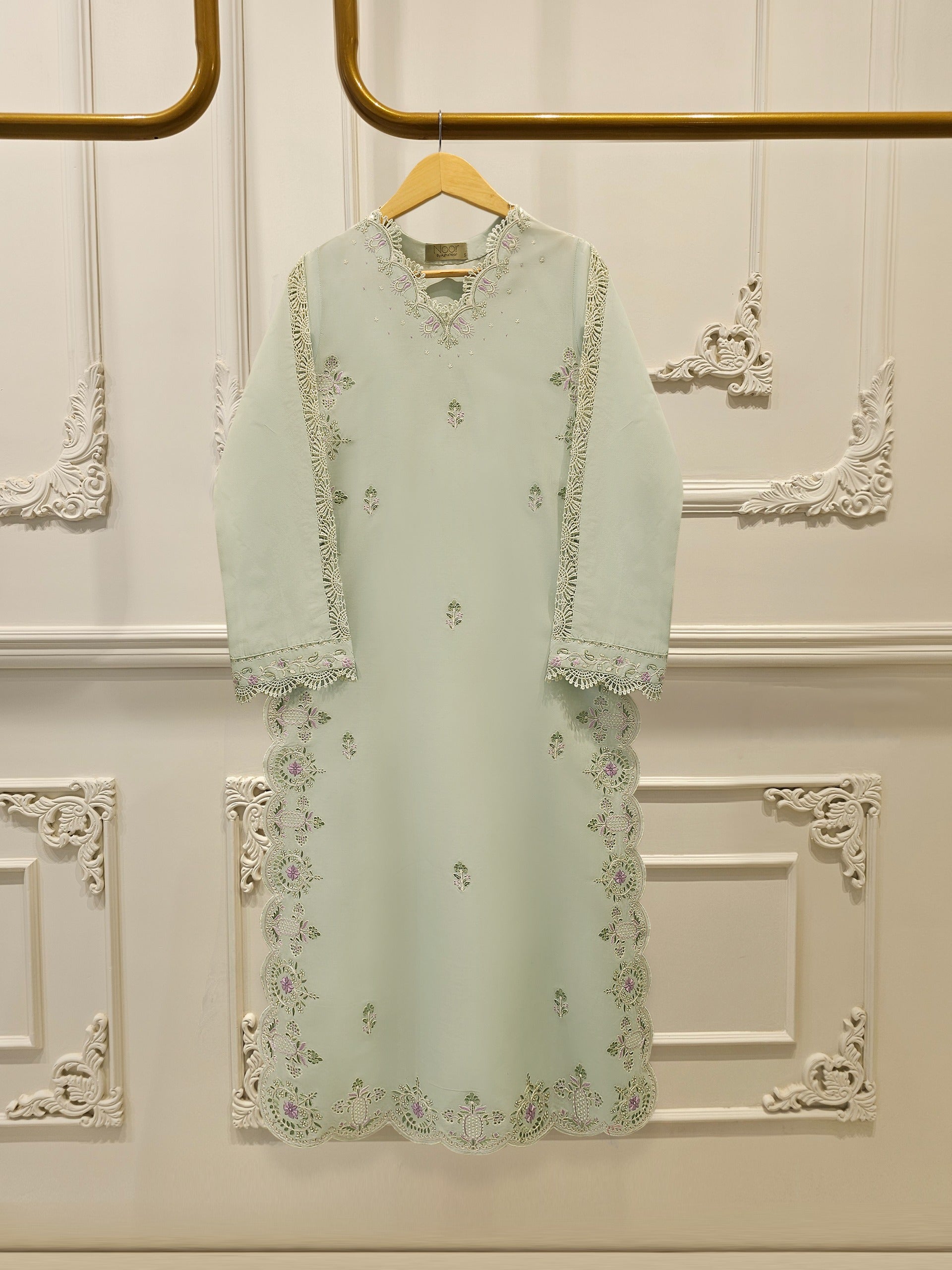 2 Piece - Embroidered Cambric Suit WS00131 Main image