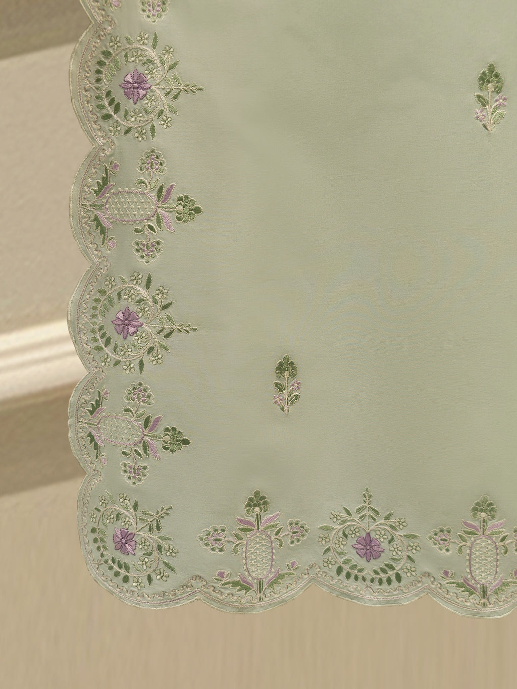 2 Piece - Embroidered Cambric Suit WS00131