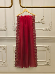 3 Piece- Pure Sheesha Silk Embroidered Suit S113496