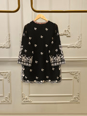 3 Piece - Pure Embroidered Cotton Net Suit S113499