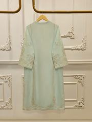 Pure Embroidered Sheesha Silk Shirt S113501