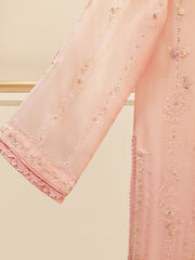 3 Piece - Embroidered Chiffon Suit S108645