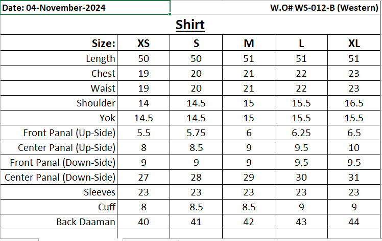 Look 7B (WS012B)