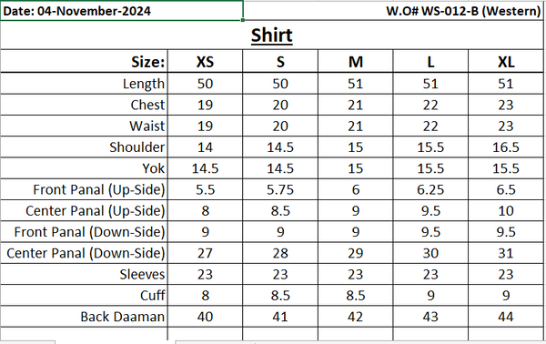 Look 7B (WS012B)