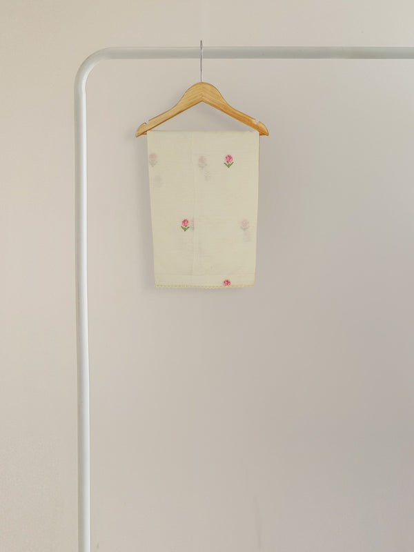 (KIDS) FINE JACQUARD EMBROIDERED SHIRT AND PANTS KD028