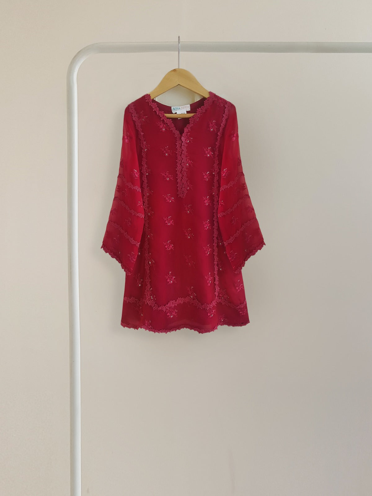 (KIDS) TWO PIECE PURE BAMBAR CHIFFON KD004B-B Secondary image