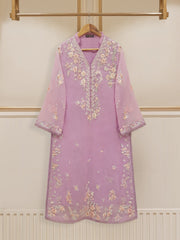 2 PIECE - PURE ORGANZA EMBROIDERED SUIT S108073