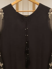 3 Piece - Pure Organza Embroidered Suit S108227
