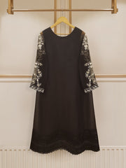 3 Piece - Pure Organza Embroidered Suit S108227