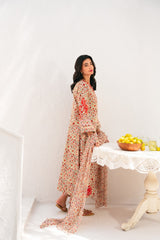 2 Piece - Digital Printed Lawn Suit S109217