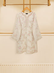 Pure Cotton Net Embroidered Shirt S109813