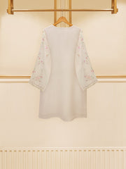 Pure Cotton Net Embroidered Shirt S109813