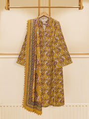 (Unstitched) 3 Piece - Pure Printed Cambric Suit FF2131