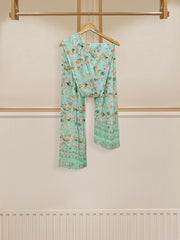 2 Piece - Digital Printed Embroidered Cambric Suit S110227