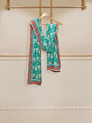 3 Piece - Embroidered Cambric Suit S110130