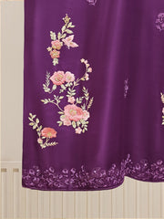 3 Piece - Pure Embroidered  Raw Silk Suit S110153