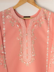 2 Piece - Embroidered Cambric Suit S110744