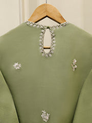 3 Piece - Pure Embroidered Organza Suit S111894