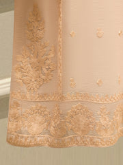 3 Piece - Pure Embroidered Cotton Net Suit S111997