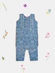 (Kids) - 2 Piece Digital Printed Lawn Suit FKD-066