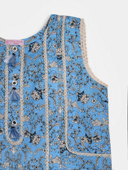(Kids) - 2 Piece Digital Printed Lawn Suit FKD-066