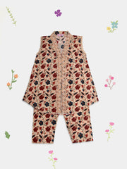 (Kids) - 2 Piece Digital Printed Lawn Suit FKD-067