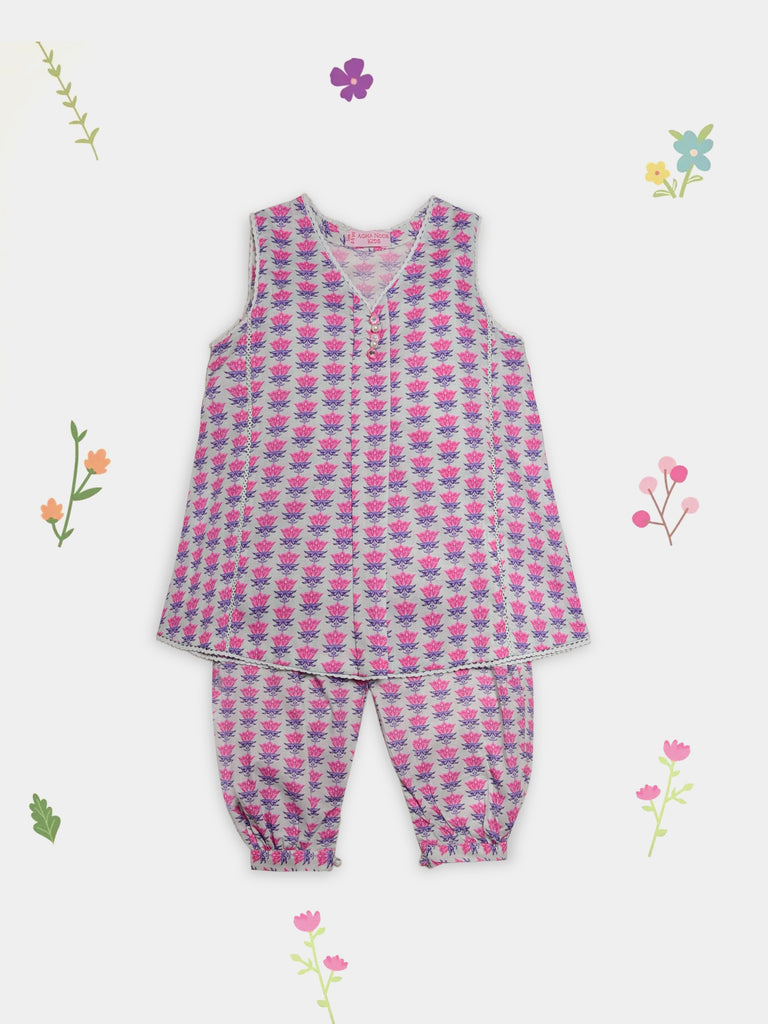 Agha Noor (Kids) - 2 Piece Digital Printed Lawn Suit FKD-037, view 1