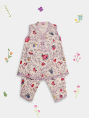 (Kids) - 2 Piece Digital Printed Lawn Suit FKD-040
