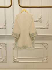 3 Piece - Pure Embroidered Organza  Suit S112181