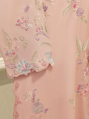 3 Piece- Pure Khadi Silk Embroidered Suit S112326