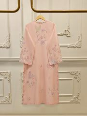 3 Piece- Pure Khadi Silk Embroidered Suit S112326