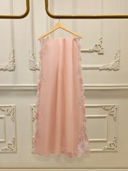 3 Piece- Pure Khadi Silk Embroidered Suit S112326