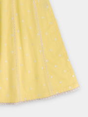 (Kids) 2 Piece - Embroidered Cambric Suit FKD-093