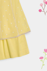 (Kids) 2 Piece - Embroidered Cambric Suit FKD-093