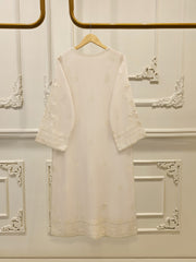 3 Piece - Pure Embroidered Cotton Net Suit S112354