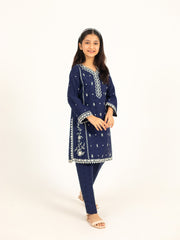 (Kids) 2 Piece - Embroidered Lawn Suit FKD-085