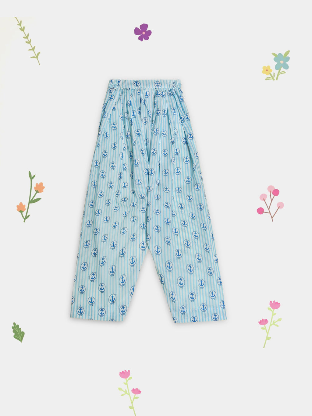 (Kids) - 2 Piece Digital Printed Lawn Suit KD-100