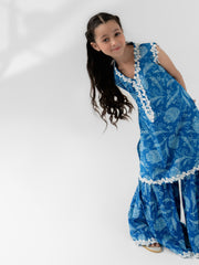 (Kids) - 2 Piece Digital Printed Lawn Suit FKD-063