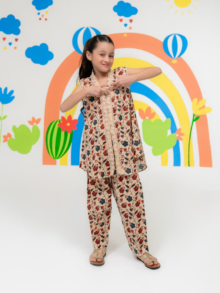 Agha Noor (Kids) - 2 Piece Digital Printed Lawn Suit FKD-067, view 1