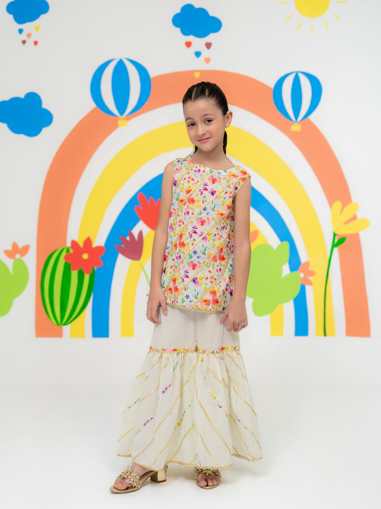 Agha Noor (Kids) - 2 Piece Digital Printed Lawn Suit FKD-033, view 1