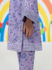 (Kids) - 2 Piece Digital Printed Lawn Suit FKD-080