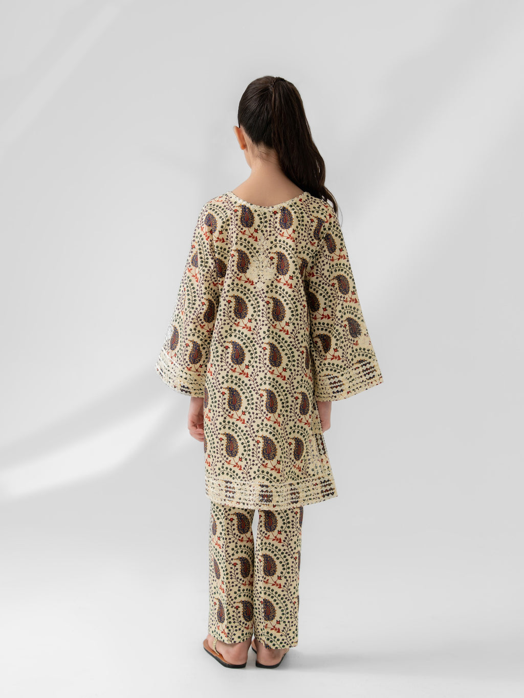 (Kids) - 2 Piece Digital Printed Lawn Suit FKD-081