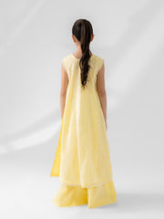 (Kids) 2 Piece - Embroidered Cambric Suit FKD-093