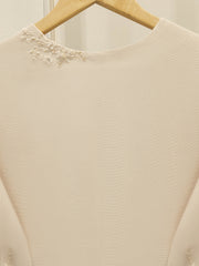 2 Piece - Pure Embroidered Cotton Net Suit S112453