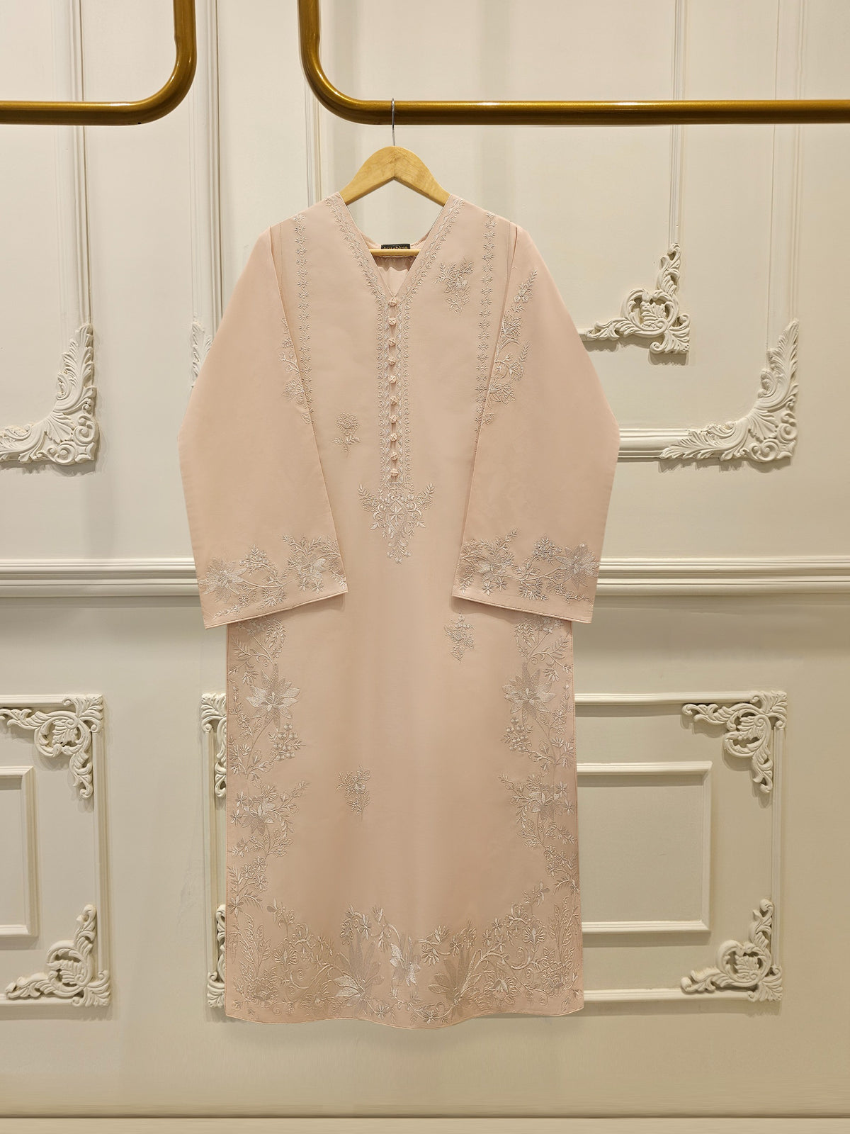 2 Piece - Embroidered Cambric Suit S112479