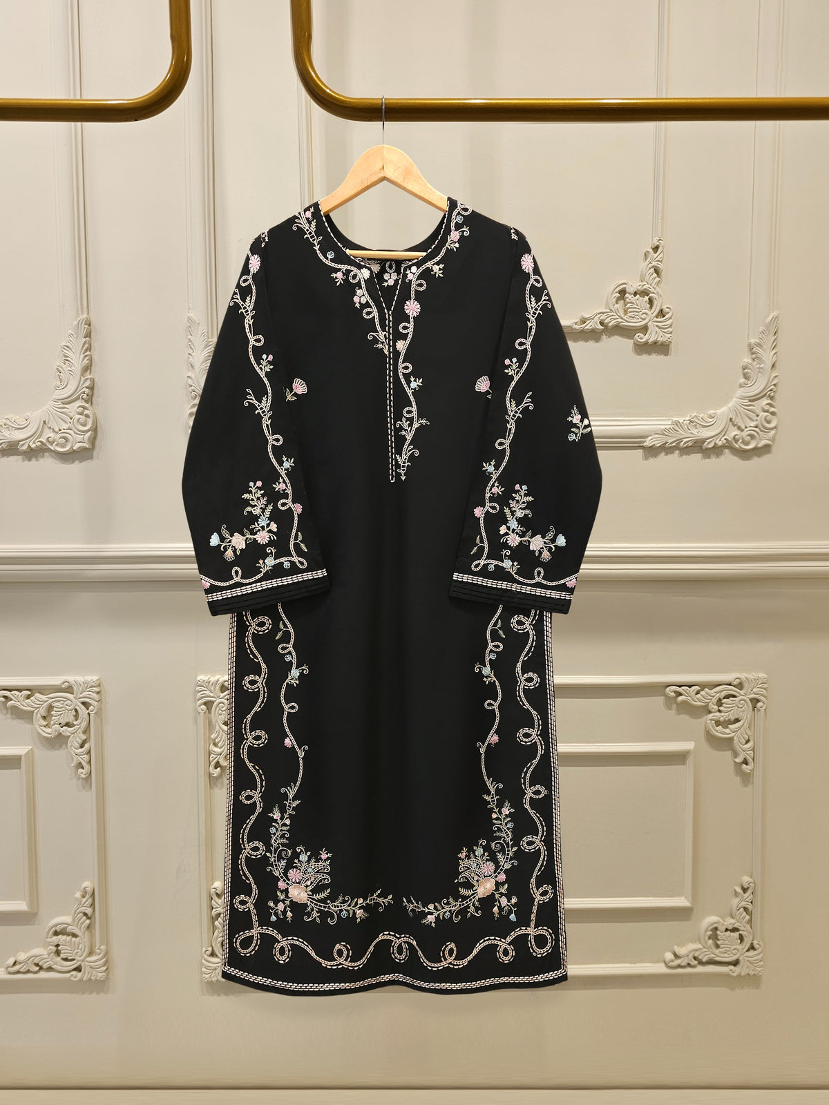 2 Piece - Embroidered Cambric Suit  S112456